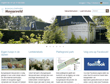 Tablet Screenshot of bungalowparkmooyeveld.nl